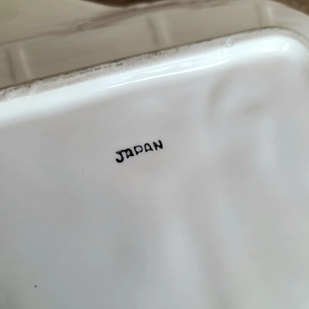Vintage ceramic plate for corn. Made in Japan. - Picture 7 of 7